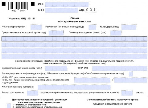 Расчет по страховым взносам с 2024 года